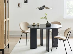 Tavolo da pranzo COSMO Nero 120 cm 120 cm