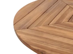 Tavolo da pranzo da giardino LISSONE 110 cm 110 cm Legno d'acacia Marrone