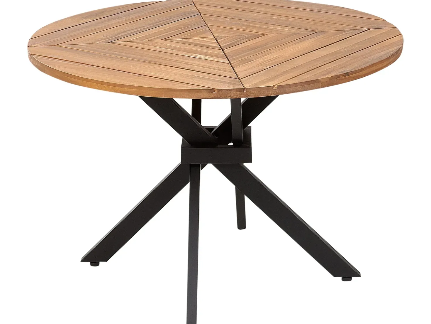 Tavolo da pranzo da giardino LISSONE 110 cm 110 cm Legno d'acacia Marrone