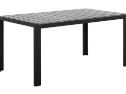 Tavolo da pranzo da giardino COMO 150 cm 90 cm Grigio