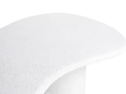 Tavolo da pranzo da giardino SIRMIONE 200 cm 110 cm Effetto terrazzo Terrazzo Bianco