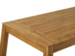 Tavolo da pranzo da giardino LIVORNO 210 cm 90 cm Legno d'acacia Marrone