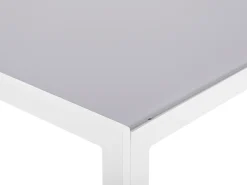 Tavolo da pranzo da giardino CATANIA 160 cm 91 cm Vetro Grigio