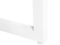 Tavolo da pranzo da giardino BACOLI 210 cm 90 cm Vetro Bianco sporco