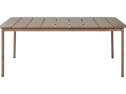 Tavolo da pranzo da giardino FLAVIA 185 cm 96 cm Metallo Marrone