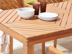 Tavolo da pranzo da giardino BARATTI 180 cm 90 cm Legno d'acacia Marrone