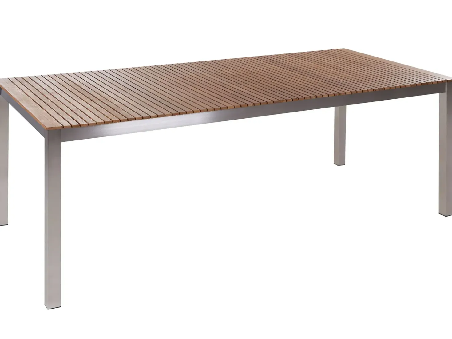 Tavolo da pranzo da giardino VIAREGGIO 200 cm 90 cm Legno di teak certificato Marrone