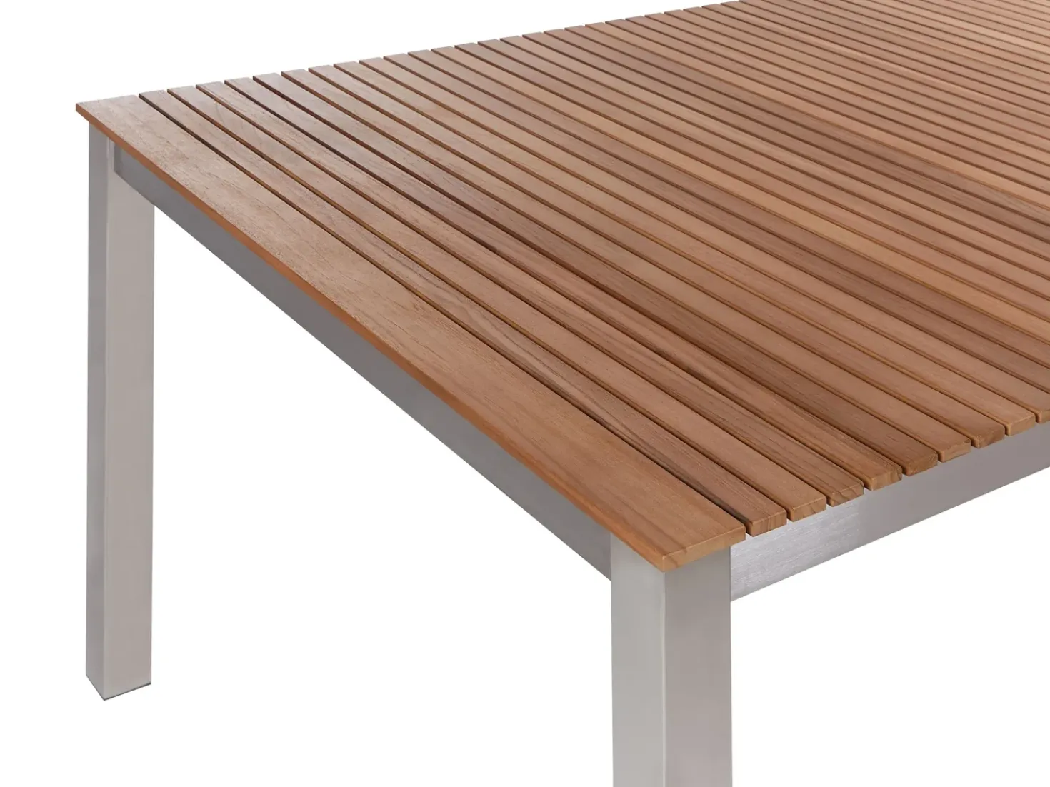 Tavolo da pranzo da giardino VIAREGGIO 200 cm 90 cm Legno di teak certificato Marrone