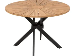 Tavolo da pranzo da giardino CISSONE 110 cm 110 cm Legno d'acacia Marrone