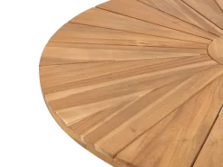Tavolo da pranzo da giardino CISSONE 110 cm 110 cm Legno d'acacia Marrone