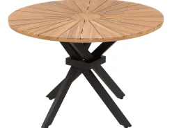 Tavolo da pranzo da giardino CISSONE 110 cm 110 cm Legno d'acacia Marrone