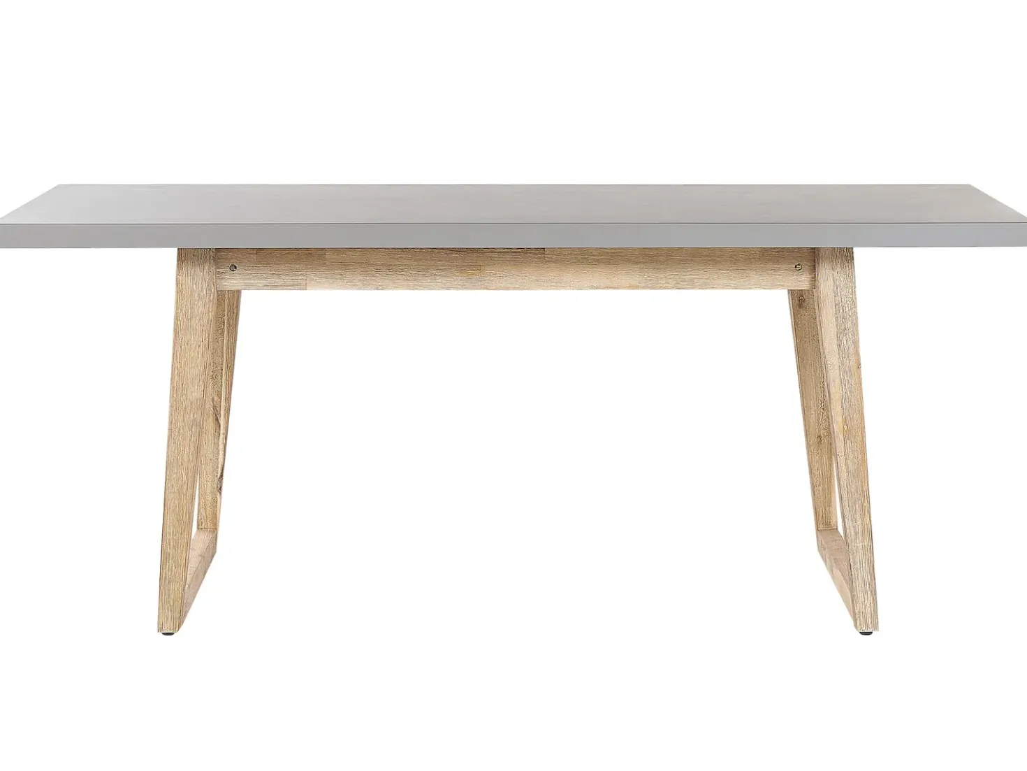 Tavolo da pranzo da giardino ORIA 180 cm 90 cm Cemento Grigio