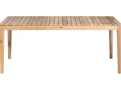 Tavolo da pranzo da giardino CHIOGGIA 90 cm 180 cm Legno di acacia certificato Marrone chiaro