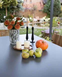 Tavolo da pranzo da giardino OSTUNI 180 cm 90 cm Cemento Grigio