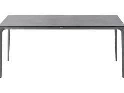 Tavolo da pranzo da giardino SOVARETO 180 cm 90 cm Effetto pietra Grigio scuro