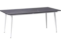 Tavolo da pranzo da giardino TOLENTINO 180 cm 90 cm Effetto marmo Marmo Grigio