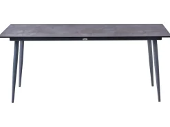 Tavolo da pranzo da giardino TOLENTINO 180 cm 90 cm Effetto pietra Grigio