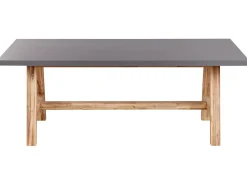 Tavolo da pranzo da giardino TONNARE 200 cm 100 cm Cemento Grigio