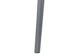Tavolo da pranzo da giardino MILETO 140 cm 80 cm Vetro Grigio