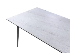 Tavolo da pranzo da giardino TOLENTINO 180 cm 90 cm Effetto pietra Effetto travertino