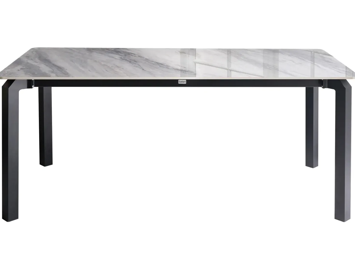 Tavolo da pranzo da giardino FELETTO 180 cm 90 cm Pietra Marmo Grigio