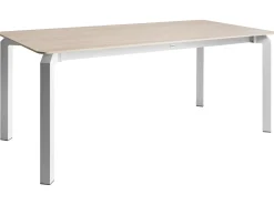 Tavolo da pranzo da giardino FELETTO 180 cm 90 cm Pietra Effetto travertino