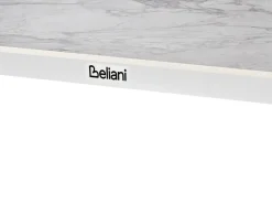 Tavolo da pranzo da giardino FELETTO 180 cm 90 cm Pietra Marmo bianco