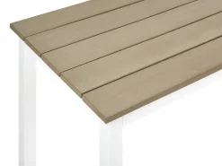 Tavolo da pranzo da giardino MESSINA 100 cm 52 cm Bianco