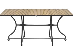 Tavolo da pranzo da giardino LASCARI 160 cm 90 cm Legno d'acacia Marrone chiaro
