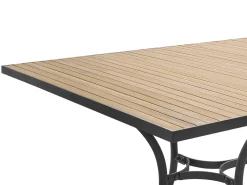 Tavolo da pranzo da giardino LASCARI 160 cm 90 cm Legno d'acacia Marrone chiaro