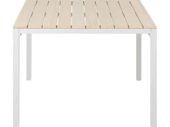 Tavolo da pranzo da giardino PRATO 95 cm 95 cm Beige