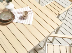 Tavolo da pranzo da giardino PRATO 95 cm 95 cm Beige