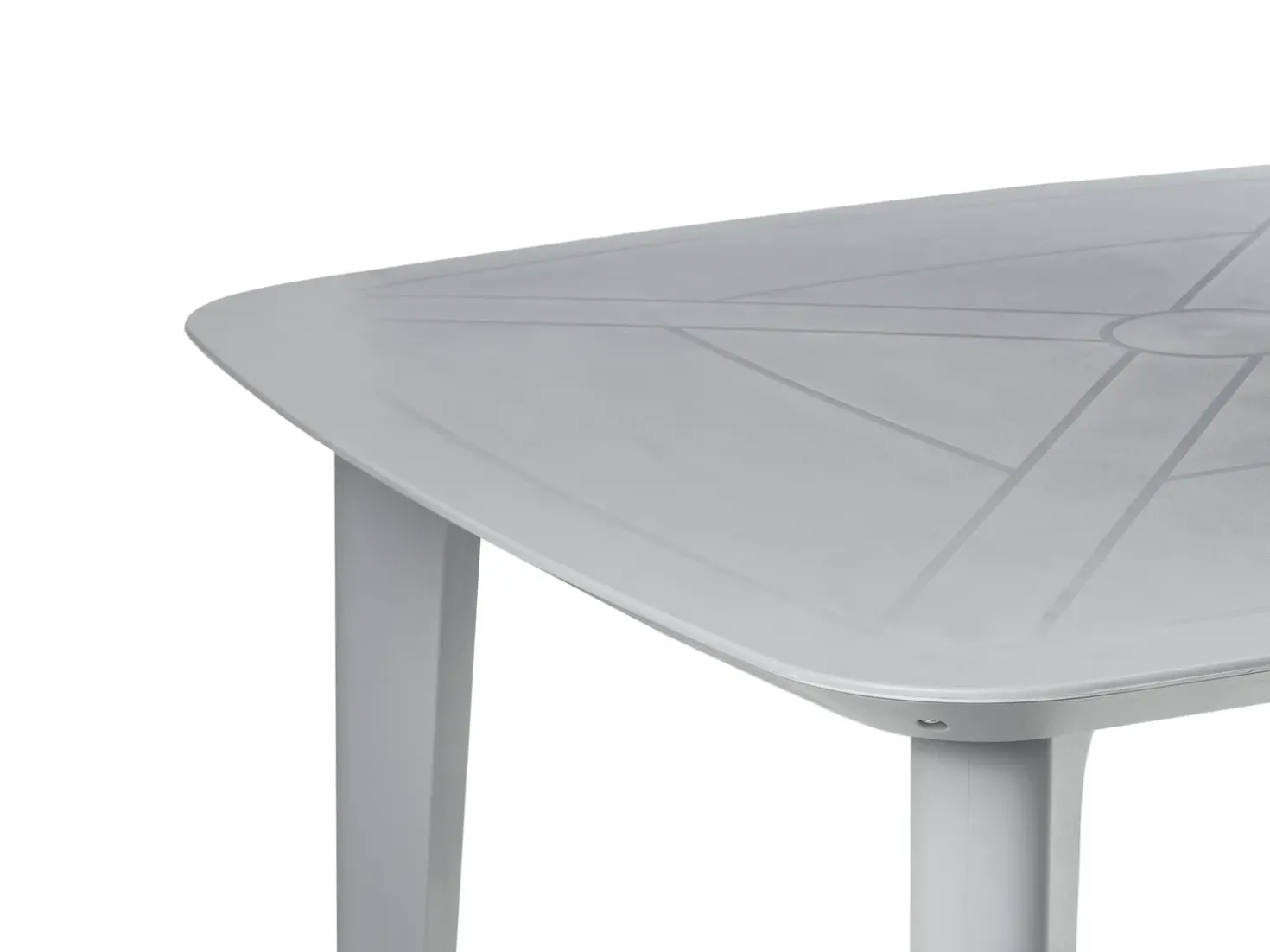 Tavolo da pranzo da giardino SORICO 86 cm 86 cm Grigio