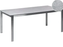 Tavolo da pranzo da giardino COSOLETO 180 cm 90 cm Vetro Grigio