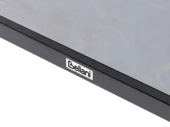 Tavolo da pranzo da giardino TOLENTINO 180 cm 90 cm Effetto pietra Grigio chiaro
