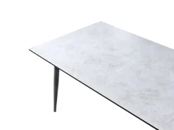 Tavolo da pranzo da giardino TOLENTINO 180 cm 90 cm Effetto pietra Grigio chiaro