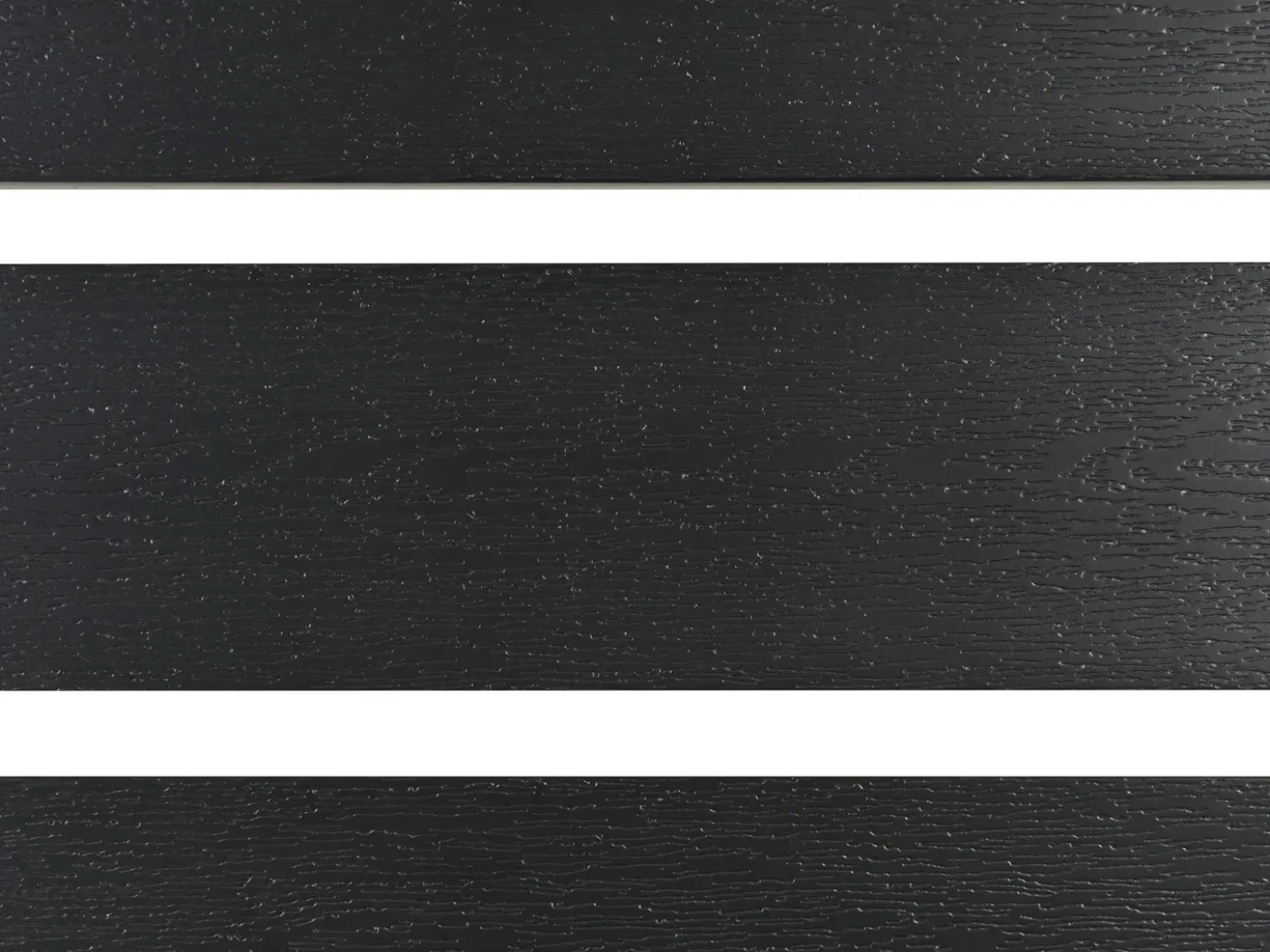 Tavolo da pranzo da giardino VERNIO 180 cm 90 cm Metallo Nero/Argento