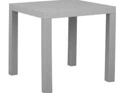 Tavolo da pranzo da giardino FOSSANO 80 cm 80 cm Grigio chiaro