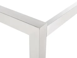 Tavolo da pranzo da giardino GROSSETO 220 cm 100 cm fiammato Granito Grigio grafite