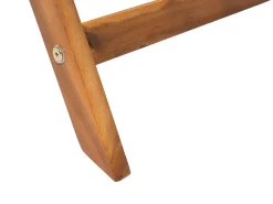 Tavolo da pranzo da giardino CENTO 140 cm 75 cm Legno d'acacia Marrone