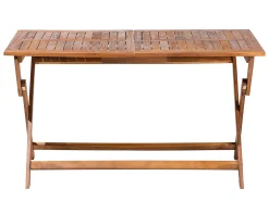 Tavolo da pranzo da giardino CENTO 140 cm 75 cm Legno d'acacia Marrone