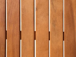 Tavolo da pranzo da giardino CENTO 140 cm 75 cm Legno d'acacia Marrone