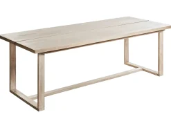 Tavolo da pranzo da giardino AZZANELLO 230 cm 100 cm Legno d'acacia Marrone chiaro