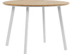 Tavolo da pranzo da giardino CAVOLI 105 cm 105 cm Marrone