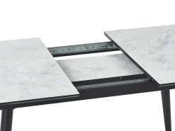 Tavolo da pranzo EFTALIA Marmo bianco 120/150 cm 80 cm