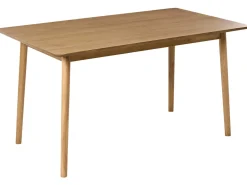 Tavolo da pranzo ELVYN Rovere chiaro 140 cm 80 cm
