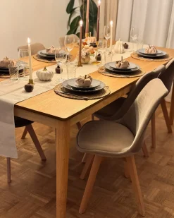 Tavolo da pranzo ERMELO Frassino naturale 200 cm 100 cm