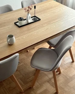 Tavolo da pranzo ERMELO Frassino naturale 200 cm 100 cm