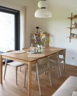Tavolo da pranzo ERMELO Frassino naturale 200 cm 100 cm