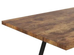 Tavolo da pranzo estensibile HARLOW Marrone scuro 140/180 cm 90 cm